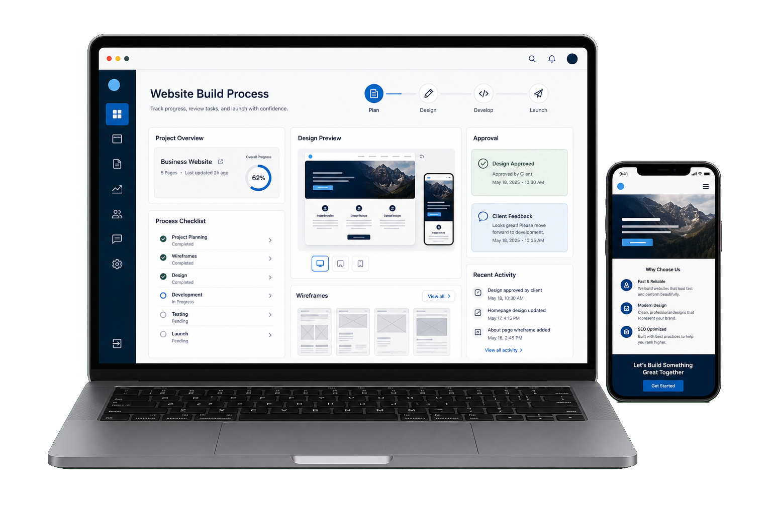 Responsive website design process for Ipswich businesses